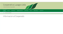 Desktop Screenshot of luzagro.cl
